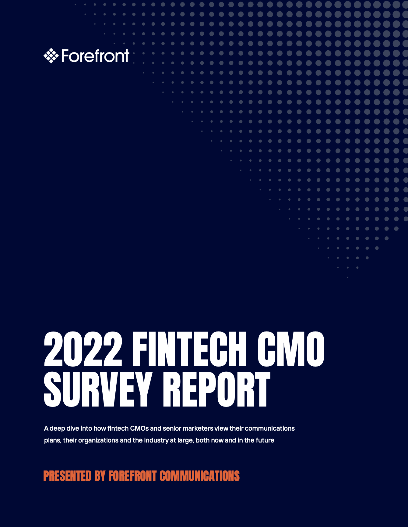 Fintech CMO survey Report